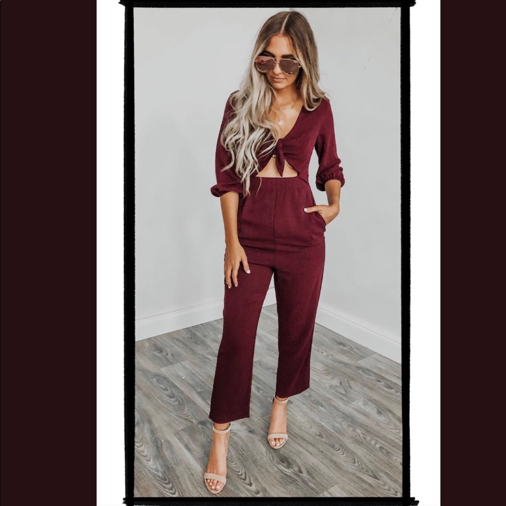 NWT! Turn To You Jumpsuit